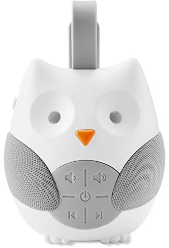 Skip Hop 186025 Stroll & Go Portable Baby Soother- Owl, eierschalenfarbe