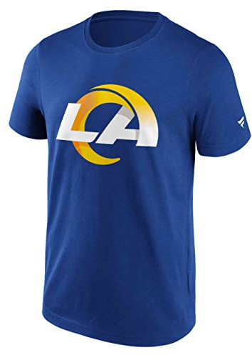 Fanatics - NFL Los Angeles Rams Primary Logo Graphic T-Shirt Farbe Blau, Größe M