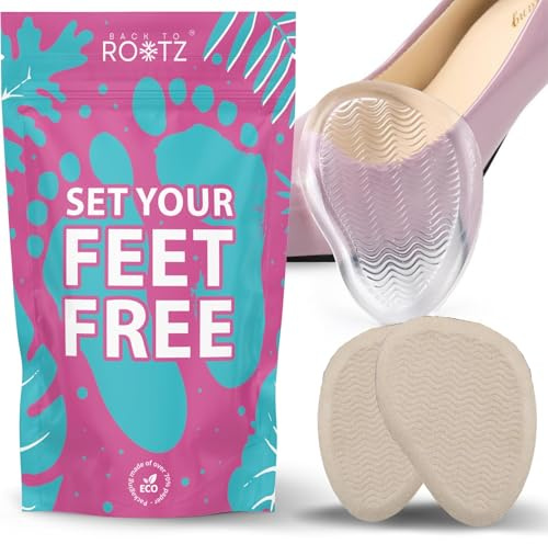 Coussinets métatarsiens d'avant-pied en gel de silicone souple adhésifs pour les chaussures. Trouvez un soulagement de la douleur, des talons hauts et des chaussures inconfortables (Gel de silicone)