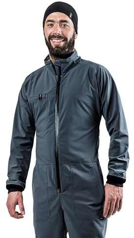 hairtex Overall Herren - Stalloverall - Schützt vor Gerüchen, Wasserresistent, Atmungsaktiv anthrazit 3XL
