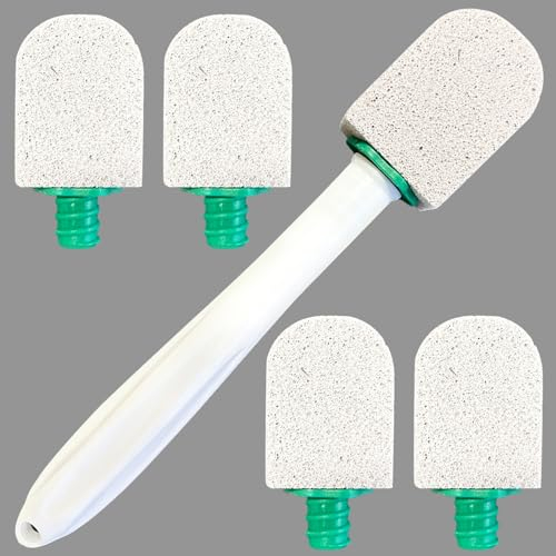 5 Stück Toilette Reinigungsstein Mit Griff,Cleaning Block Wc,Griff Putzstein Deep Flecken,Bimsstein Reinigungsbürste Für Badezimmer,Toiletten,Küchen,Schwimmbäder Tiefe Flecken (5 Stück)