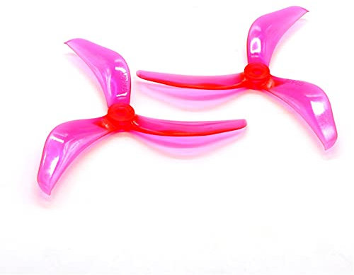 ROXENT 5X4,3X3 3-Blatt-Propeller, for RC FPV Racing Freestyle 5-Zoll-Drohnen Drohnen-Quadrocopter(6Pairs Pink)