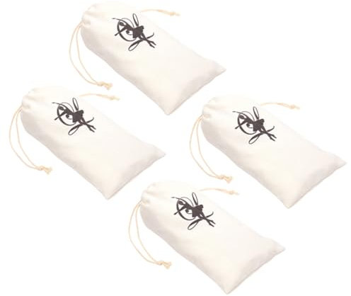 TOGEVAL 4stücke Kordelzug-Tasche Zum Tragen Von Ballettschuhen Tanzschuhtaschen Aus Canvas Mit Stauraum Für Ballettschuhe Und Kleine Gegenstände