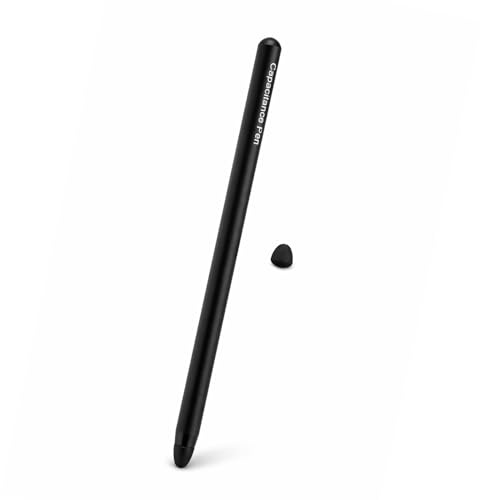 Stylus Pen for Fire HD 10, Max 11 Tablet & Tab Tab A9 A8 A7 A7 Lite, Flexible Tip Screen Writing & Drawing Tool, No Battery Required with Extra Replacement Nibs (Black)