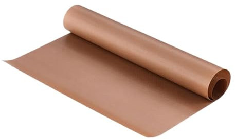 Générique Tapis de Cuisson réutilisable en Papier sulfurisé antiadhésif for Four, résistant à la Chaleur, Facile à Nettoyer, for Barbecue(40x60cm Coffee)