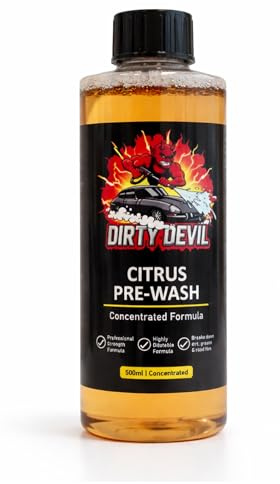 DIRTY DEVIL Build Your Own Car Care Bundle For Just £18.99 – Choose Any 4 x 500ML Car Cleaning Products – Mix & Match Vehicle Detailing Kit, Concentrated Citrus Pre Wash