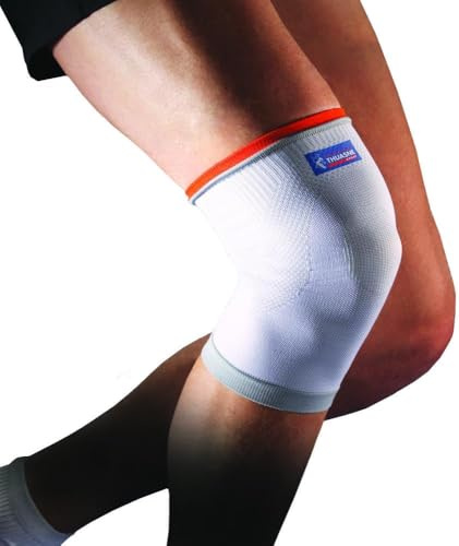 THUASNE Sport - Ginocchiera di sostegno - Ginocchio dolorante, Ripresa dell'attività sportiva - Maglia compressiva - Indice di sostegno 1/3 - Dispositivo Medico CE