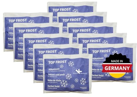 KK Kälte-Sofort-Kompresse | 10 Stück | Kältekompressen | Kühlkompresse 14 x 18 cm