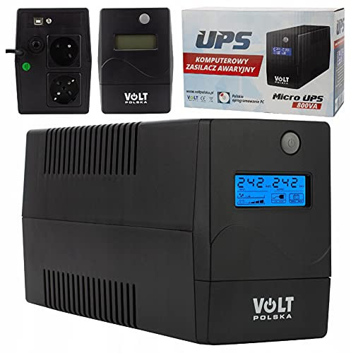 Volt SAI sistema de alimentación ininterrumpida (Micro UPS 1000/600 W 2x7 Ah)