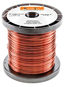 Kupferlackdraht W210 Ø 1,80 mm 500 g, ca. 21m - CU Lackdraht Grad 2 CUL Kupferdraht Gewicht 500 Gramm Durchmesser 1,80 Millimeter Wickeldraht Kupfer Draht nach IEC 60317-13