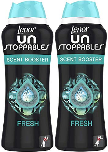 Lenor Unstoppables In-Wash-Duft-Booster-Perlen, frischer Duft, 42 Wäschen (570 gm), 2 Stück