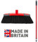 Wham Stiff Broom With Extending Handle PET Bristles Indoor Sweeping