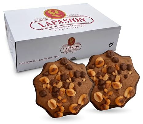 LAPASION - Galletas Cookies Rellenas y Bañadas De Cacao Con Avellanas |Pasta De Cacao | Dulces Individuales | Galleta con Chip de Chocolate | 2.2 Kg