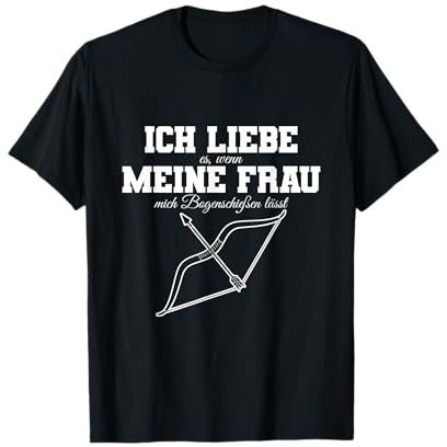 Bogenschießen Bogensport Pfeil und Bogen Bogenschütze T-Shirt