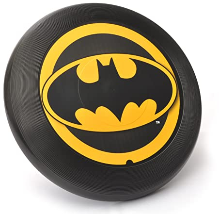 Ciao- Frisbee Batman DC Comics (27cm) in plastica, Color Black Yellow, One Size (E7181)