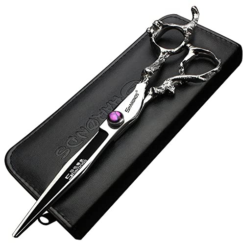 Tijeras de corte de pelo profesionales de 6/7 / 8/9 pulgadas, tijeras de corte de pelo afiladas de acero inoxidable, tijeras especiales para peluqueros (Tijeras de corte de 8 pulgadas)