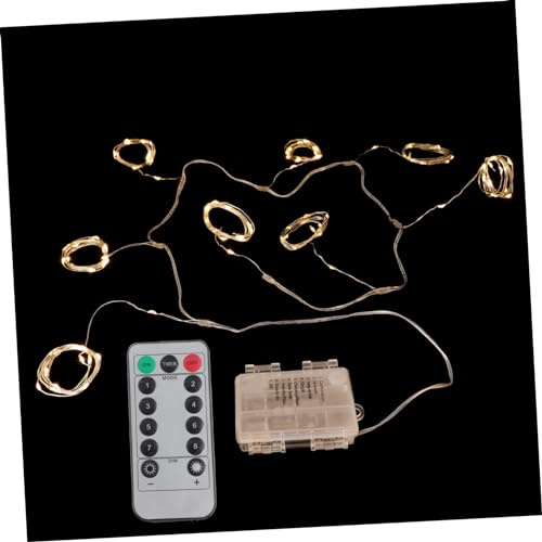 Housoutil Tent Lantern Umbrella String Lamp Decorative Light String for Patio Outdoor Camping