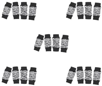 Beinlinge für Hunde, Beinstulpen, Beinstulpen, Beinstulpen, Beinbandagen, für Welpen, Schwarz, Größe S, 5er-Set