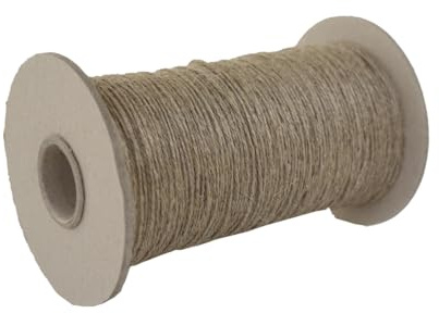 Leinengarn/Garn aus Leinen/Flachsgarn - Gewicht: 200g - unbehandelt natur, ideal zum stricken - häkeln - weben - flechten usw. - aus europäischen Anbau - Lauflänge 400 Meter
