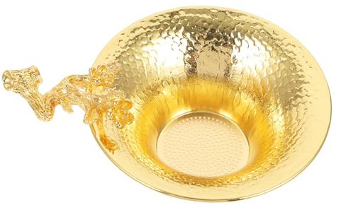 Ciieeo 1pezzi Filtro per Tè in Rame di Colino per Tè Kung Fu Design Fiore di Prugna Utensili per Domestico Imbuto per Perdita Uniforme e Buon Effetto Filtrante