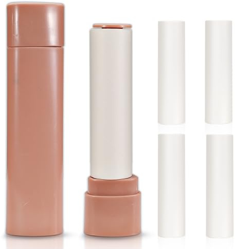 LELE LIFE Mini Lint Roller with 5 Refills 200 Sheets, Small Portable Travel Lint Roller Extra Sticky with Cover for Clothes Pet Hair Flint Purse Essentials,Pink