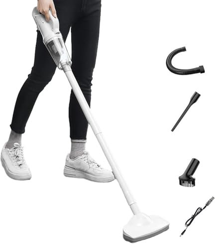 Powerful Cordless Vacuum | Handheld 12000Pa Powerful Vacuum - Portable Vacuum with LED Light, Multipurpose Vacuum for Home, Car