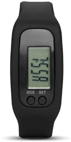 Generico Bracciale Contapassi Blu Tracker Fitness Non-Bluetooth silicone calorie