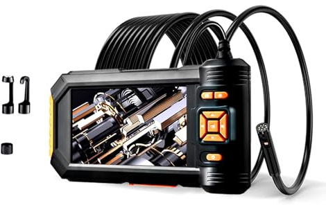 NIHUIFA 1080P High Digital Industrial Endoscope Camera 8mm Camera 5 Inch Automotive Borescope