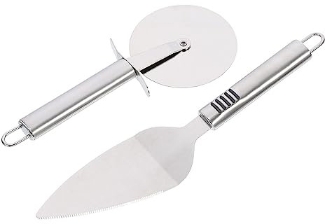 Cabilock 2 Piezas De Pizzería De Acero Inoxidable Ruedas De Pizza De Pizza De Pizza Herramientas De Pizza De Pizza Para La Pizzería De La Rueda De Pizza Pizza Gadget Gadget Kit De Corte De