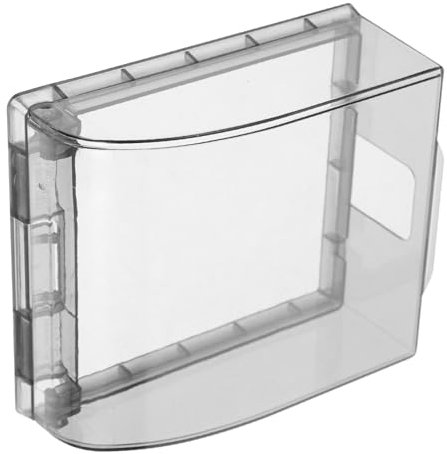 Angoily Steckdosenschutzabdeckung Desktop Ladeständer Organizer Ladestation Ladeständer Büro Ladeständer Schlüsselanhänger Schutzknöpfe Steckdosenabdeckungen Abs Schwarz