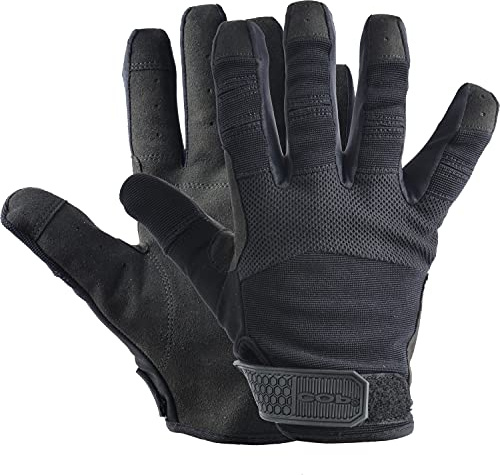 COP NPGNTS Einsatzhandschuh/Durchsuchungshandschuh mit Nadelschutz/schwarz, Touchscreen Funktion (L)