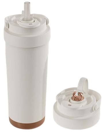 Water Tumbler Straw, 750 ml Travel Water Cup, Ceramic Coating, Direct Drinking Bottle with Lid, Car, Hospital, Camping, Palestra, Workout, Daily Use, Hiking, School, Outdoor Resistant
