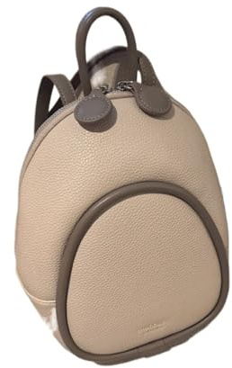 Zaino Urbano Minimalista in Pelle PU - Leggero E Impermeabile - Unisex Per Uomo E Donna - Zaino Giornaliero Italia (sì,20 × 10 × 30 cm)