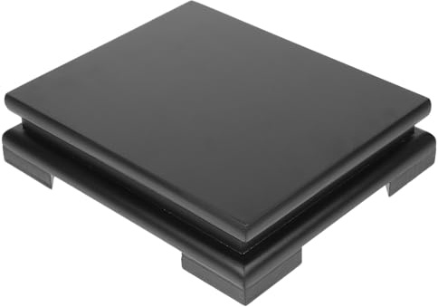 MOTHNUR Supporto per Piante in Legno Rettangolare Alzata Stabile per Vasi e Acquari Design Naturale Multifunzionale e Facile da Pulire per Interni ed Esterni
