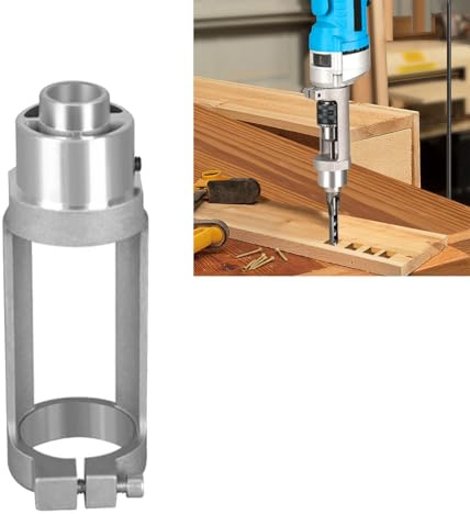 Ejoyous Square Drill Adapter, Square Holes Drill Adapter Holder Square Drill Stand for 38 mm - 43 mm Bench Drill Hand Drill Precise Drilling