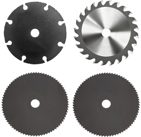 75mm Cutting Discs, Angle Grinder Discs, 4 Pcs Angle Grinder Wood Cutting Discs, 3 Cutting Disc for Wood for Mini Angle Grinder, 75mm X 10mm