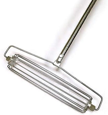 Rastrello per sabbia in acciaio inox, resistente e leggero, per bunker, spiaggia e giardino