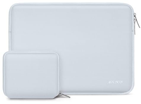 MOSISO 13.3 inch Laptop Case Neoprene Sleeve with Small Bag,Baby Blue