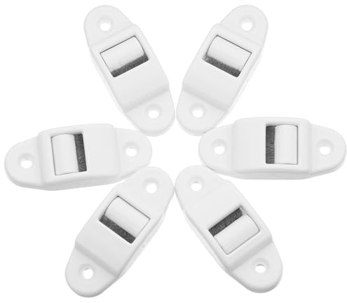 BESPORTBLE 6pcs Roller Shutter Belt Guide Replacement with Internal Brush, Plastic Webbing Cleaner Strap for Window Blinds Maintenance and Dust Removal