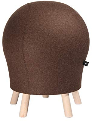 TOPSTAR SITNESS 5 Sitzhocker braun | Made in Germany | Ergonomisch | Bürohocker, Rollhocker | höhenverstellbar | Geprüfte Sicherheit nach GS-Intertek