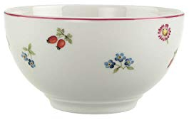 Villeroy & Boch Petite Fleur Scodella per Cereali, Porcellana Premium, Bianco/Multicolore