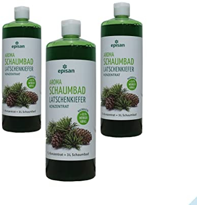 Schaumbad Duftschaumbad LATSCHENKIEFER - 1 Liter Konzentrat (3 Flaschen)