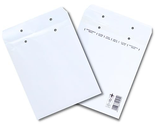 800 Stück Luftpolsterumschläge in weiss - 5/E - (240 x 275) - Luftpolstertaschen/Versandtaschen - elb-verpackungen
