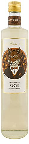 William Fox Sirop de clou de girofle de qualité supérieure 75 cl