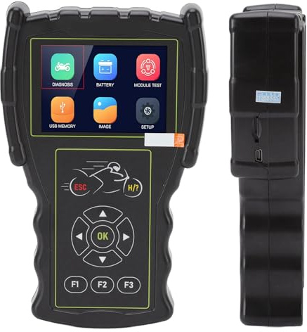 Keenso Scanner de Moto, Lecteur de OBD Professionnel Multifonctionnel M100 Pro Outil de Diagnostic Automobile Outil de Diagnostic de Lecteur de de Défaut de Moteur de Voiture