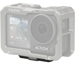 Tilta Magnetic 1/4-20 Mounting Baseplate Compatible with Osmo Action Series Camera Accessories Filmmaking kit - Titanium Gray TA-T40-MBP-TG