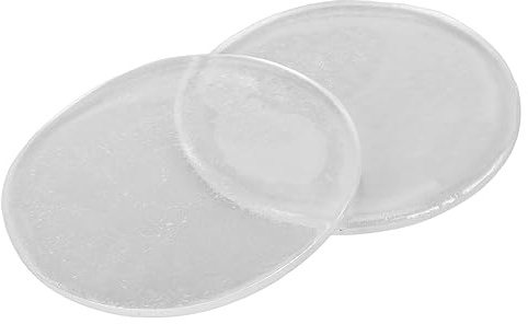 gernie Dischi in Gel per Caviglia, 2 Cuscinetti in Gel per Caviglia, Cuscinetti Morbidi per Caviglia per Stivali (Protezione e Cuscino per Pattinaggio su Ghiaccio, Hockey, Roller, Inline