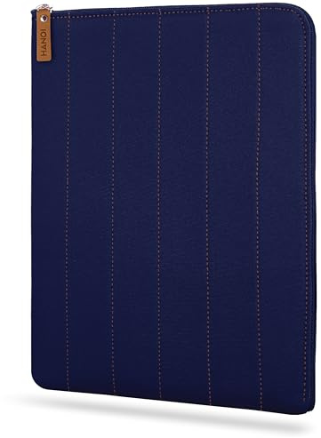HANOI Collection Lisboa Funda de libro con cremallera, protector de libros, funda para libros de tapa blanda, funda acolchada para tapas duras, estantería grande con cremallera, protector de tapas