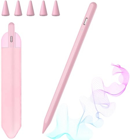 Stylet iPad 10&11e Génération, Stylet Tablette pour iPad 2018-2026, Pencil iPad, Stylo pour iPad avec Rejection de la Paume Tactile Haute Précision, Convient pour iPad 6/7/8/9/10/11,Air 3/4/5,Mini 5/6