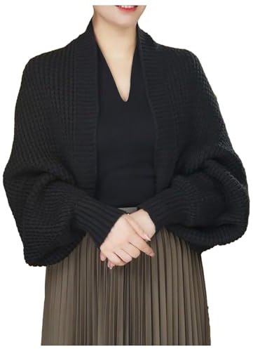 NNGOTD Gestrickte Schal mit ärmeln, Winter Warm Gestrickte Schal Damen Stricken Wickelschal Sweater Schal mit Ärmeln Schalumhang Cape Schal Stola Strick Wrap Schal Poncho Cape für Frauen